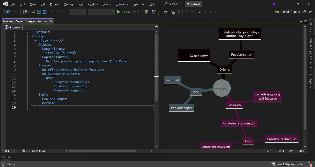 How to create Mermaid diagrams with ease using GitHub Copilot and ...